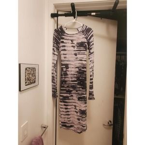 Rachel Roy Dress Large Modal OPEN BACK Stretchy Flattering! Fits Like a Medium